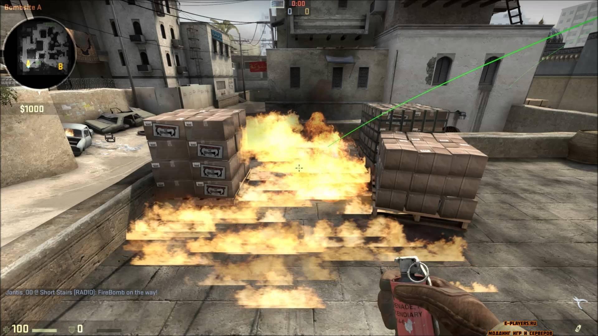 [CS:GO]Отключение урона от союзников,кроме молотова / Blocking Friendly Fire, enable molotov damage for 5v5